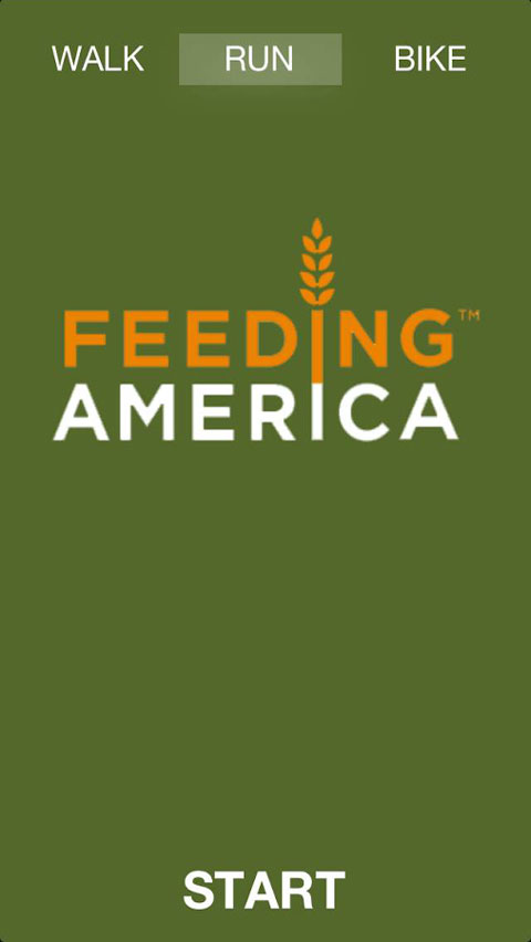 charity miles feeding america app