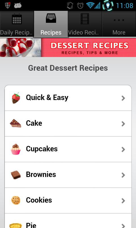 Dessert Recipes baking cooking app