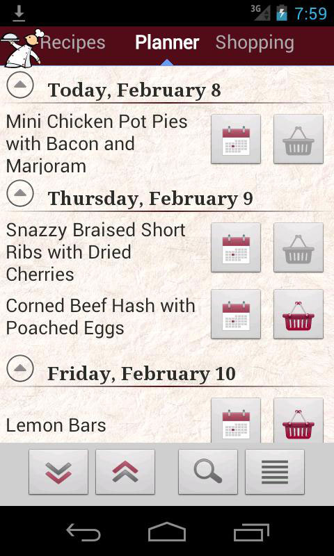 what's for dinner cooking app