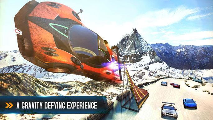 Asphalt 8 mobile gaming app