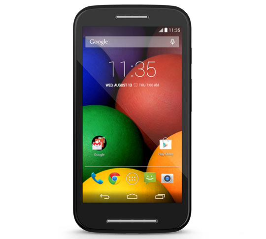 Motorola Moto E powered by Qualcomm Snapdragon 200 processor