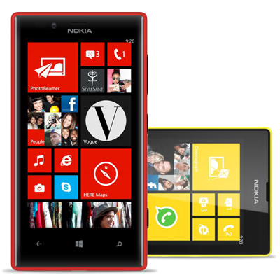 Nokia Lumia 720 and 520