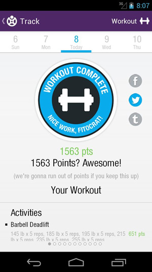 Fitocracy Fitness Game Tracker Google Play